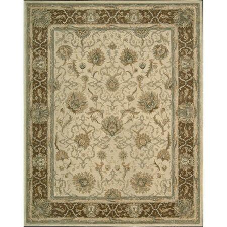 NOURISON Heritage Hall Area Rug Collection Mist 5 Ft 6 In. X 8 Ft 6 In. Rectangle 99446012722